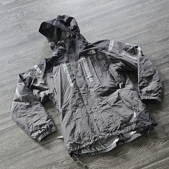 2 In 1 The North Face Charcoal Hooded Jacket - Picture 1 of 10